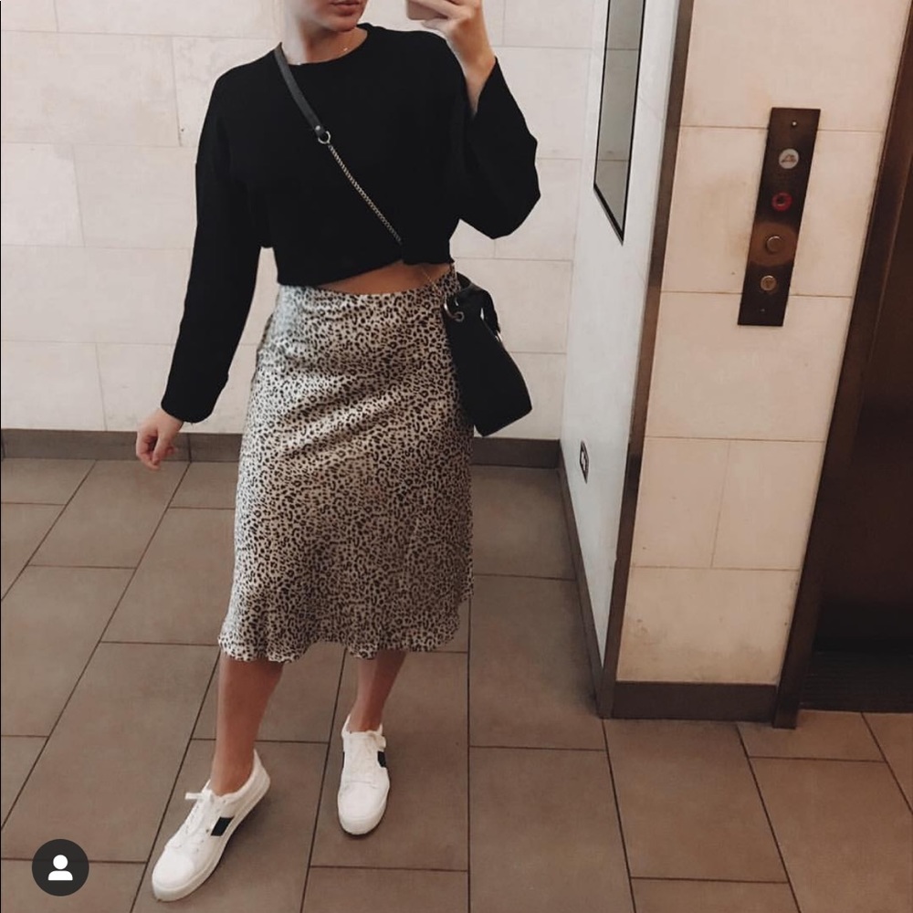 Princess Polly Cheetah Midi Skirt